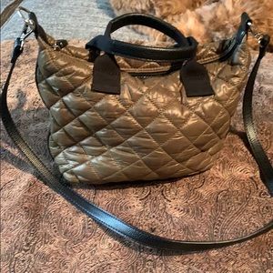 Quilted Mini Tote with Long Strap